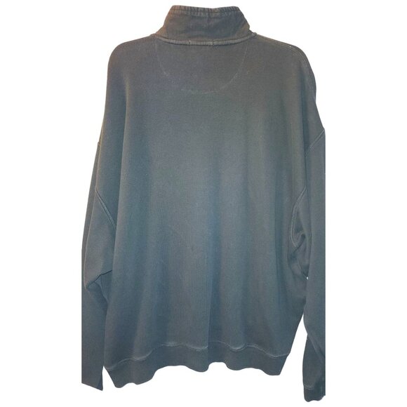 Tommy Bahama Black 1/4 Zip Pullover Sweatshirt 2x - Picture 2 of 10